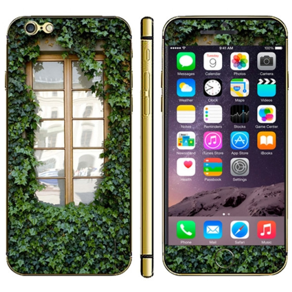 Window Pattern Mobile Phone Decal Stickers for iPhone 6 & 6S