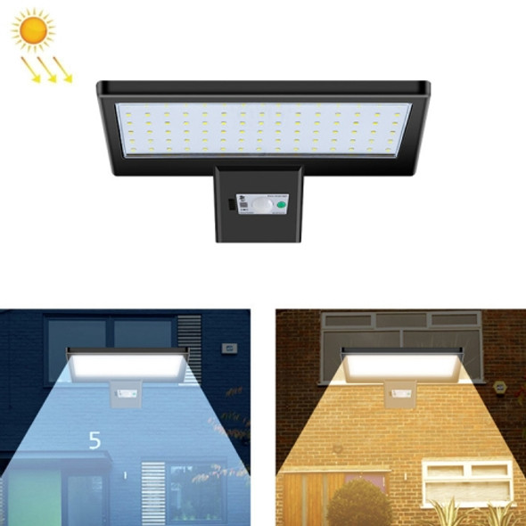 Outdoor Waterproof LED Street Lamp Landscape Energy Saving Spotlight Solar Light, Style: Body Sensing(Cold White Light)