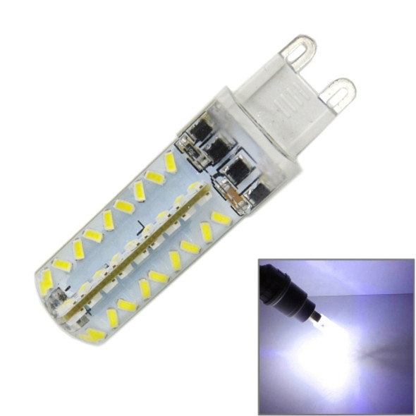 G9 5W 450LM 72 LED SMD 3014 Dimmable Silicone Corn Light Bulb, AC 110V (White Light)