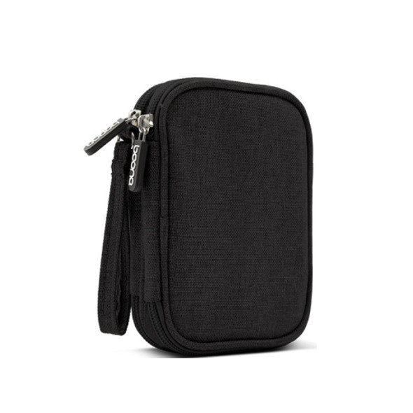 Baona BN-C003 Mobile Hard Disk Protection Cover Portable Storage Hard Disk Bag, Specification: Double-layer (Black)