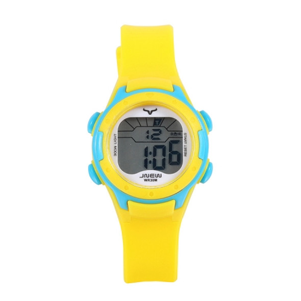JNEW 9688-28 Children Multi-Function Colorful Backlight Waterproof Sports Electronic Watch(Yellow)