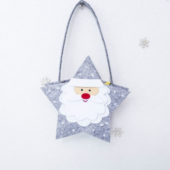 2 PCS Christmas Creative Mini Candy Gift Bag Decoration(Pentagram  )