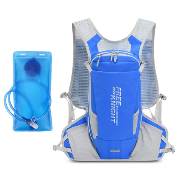 FREE KNIGHT FK0218S 12L Outdoor Cycling Water Bag Vest Hiking Water Supply Backpack With 2L Drinking Bag(Blue)