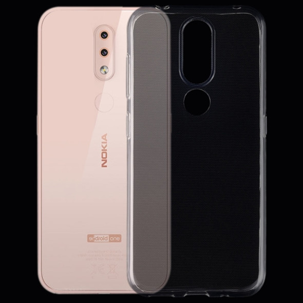 0.75mm Ultrathin Transparent TPU Soft Protective Case for Nokia 4.2