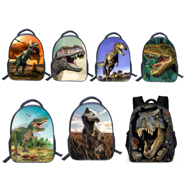 14-inch ZZ11 Child Dinosaur School Bag Kindergarten Pupils Backpack