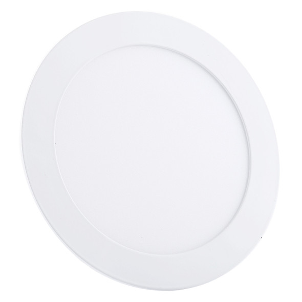 12W 17cm Round Panel Light Lamp with LED Driver, 60 LED SMD 2835, Luminous Flux: 860LM, AC 85-265V, Cutout Size: 15.3cm(White Light)