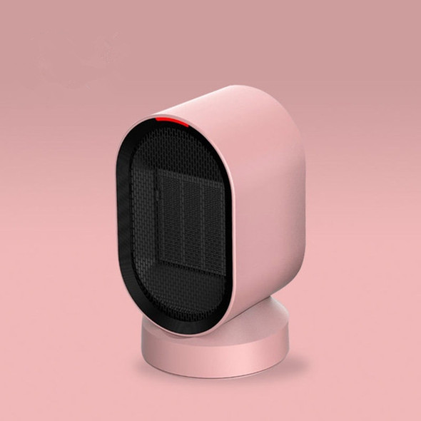 Portable Small Solar Heater Home Mini Energy Saving Moving Head Heater Desktop Electric Heater National Standard Plug, Color:Pink