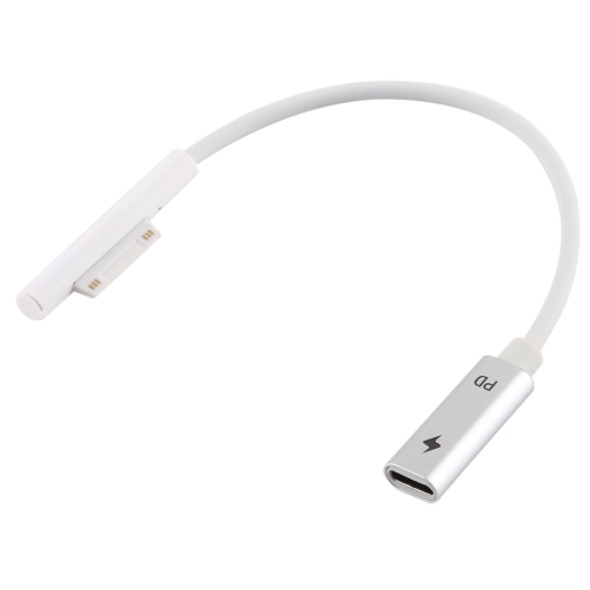 Pro 6 / 5 to USB-C / Type-C Female Interfaces Power Adapter Charger Cable(White)