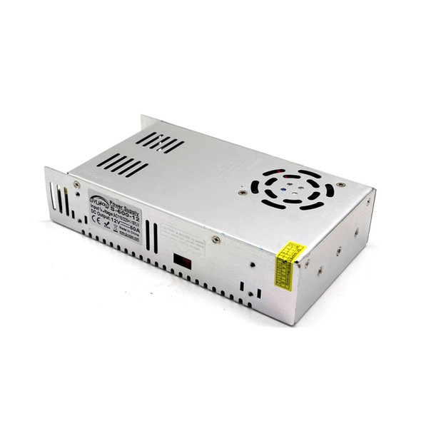 S-600-12 DC12V 50A 600W Light Bar Regulated Switching Power Supply LED Transformer, Size: 215 x 115 x 50mm