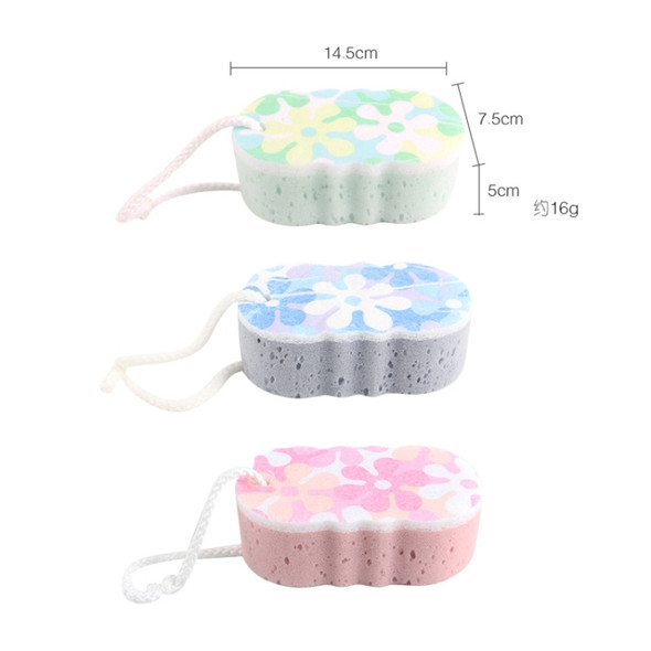 3 PCS Kitchen Multipurpose Environmental Protection Printing Mesh Cleaning Sponge Brush, Random Color Delivery