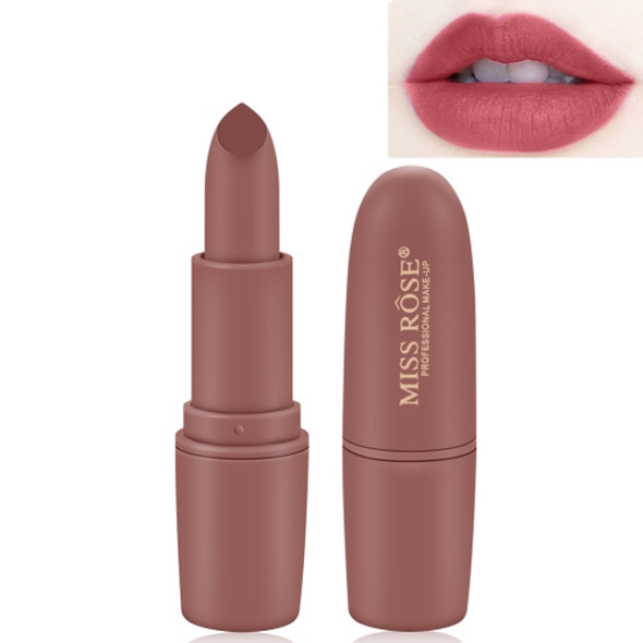 MISS ROSE Lipstick Matte Waterproof Velvet Lip Stick Sexy Red Brown Pigments Makeup Matte Lipsticks Beauty Lips(33)