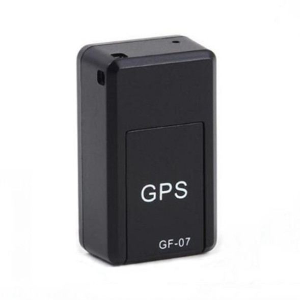 GF07 Locator Mini GPS Tracking Strong Magnetic Positioning Adsorption Anti Lost Device Voice Control Recordable(Black)