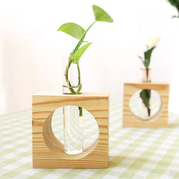Modern Style Glass Tabletop Plant Bonsai Glass Test Tube Flower Decorative Vase