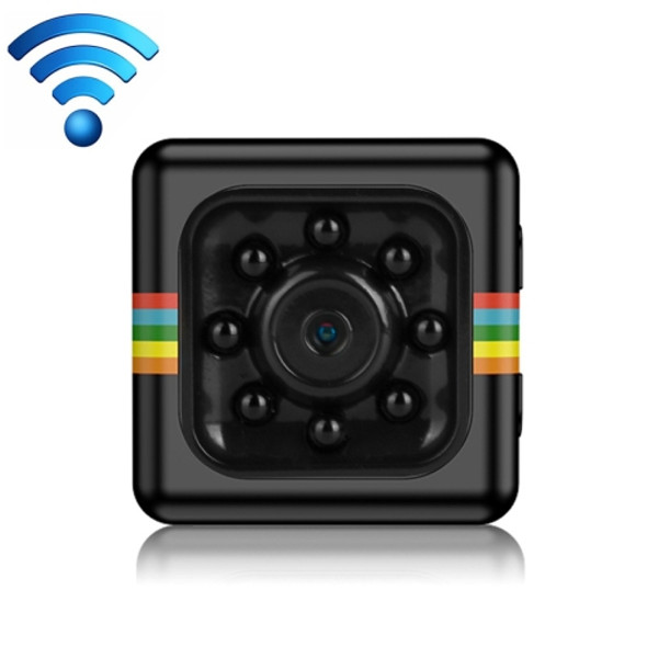 SQ11 Home HD 1080P 8 LEDs Mini WiFi Camera, Support Night Vision & Motion Detection & TF Card(Black)