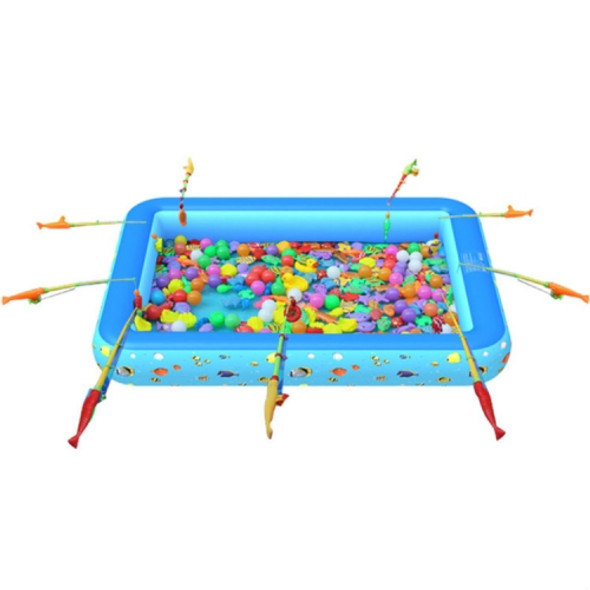 Children Inflatable Square Swimming Pool Fishing Pool Ball Pool, Size:150 x 100 x 25cm