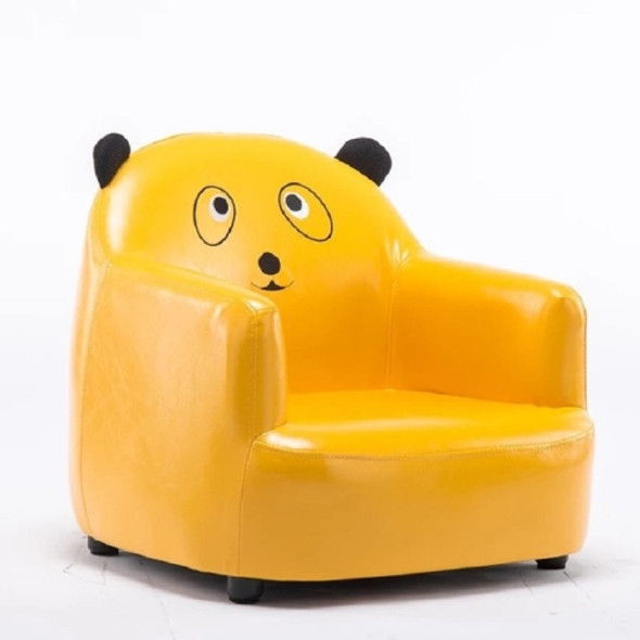 Children Animal Cartoon Sofa Baby Sofa Reading Lazy Sofa(PU Yellow Bear)