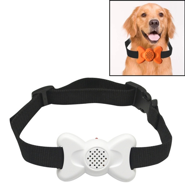 Automatic Voice Control Bark Arrester Collar Pet Supplies Trainer(White)
