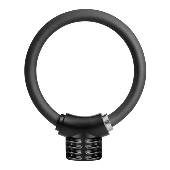 Bicycle Ring Lock Anti-Theft Lock Bicycle Portable Mini Safety Lock Racket Lock Bold Cable Lock, Colour: Reflective Matte Black