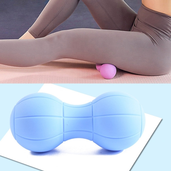 Fascia Ball Muscle Relaxation Yoga Ball Back Massage Silicone Ball, Specification: Basketball Blue Peanut Ball