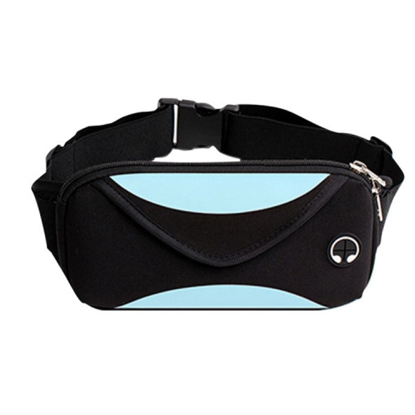 3 PCS Outdoor Sports Waist Bag Anti-Lost Mobile Phone Bag Running Riding Multifunctional Water Bottle Bag(Sky Blue)