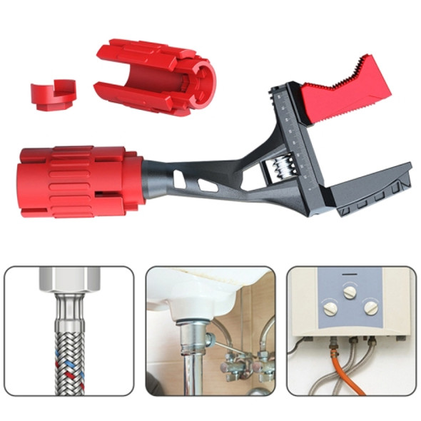 24-in-1 Large-Opening Bathroom Sink Wrench Multifunctional Installation And Maintenance Water Pipe Faucet Plumbing Wrench