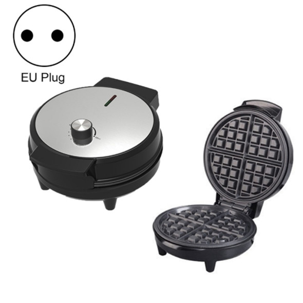 1000W Waffle Maker Breakfast Bread Maker Sandwich Maker Temperature Adjustable Electric Baking Pan(EU Plug)