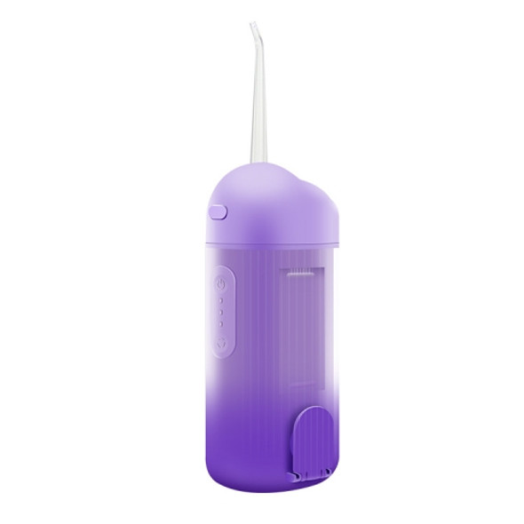 A68 Retractable Electric Dental Flusher Portable Water Dental Floss Household Tooth Cleaner(Gradient Purple)