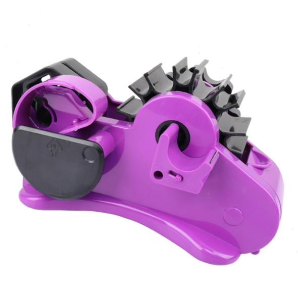 Multifunctional Tape Cutter Automatic Roller Tape Holder(35mm  Purple)