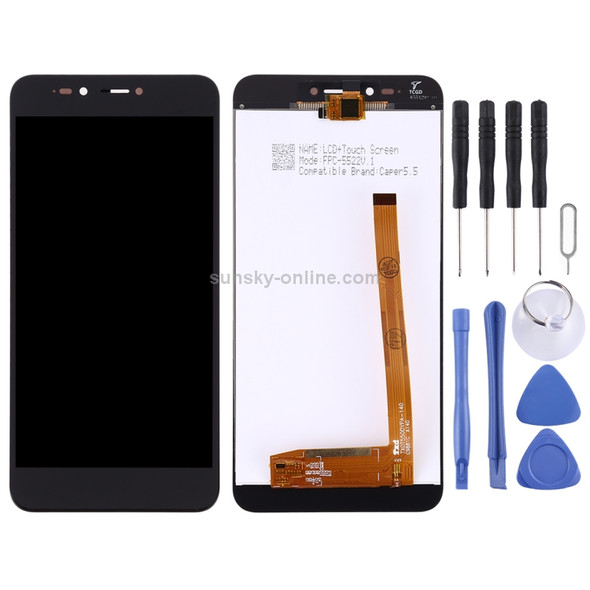 LCD Screen and Digitizer Full Assembly for Wiko Upulse(Black)