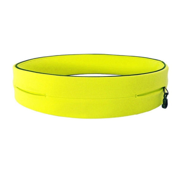 Invisible Running Waist Bag Outdoor Sport Mobile Phone Bag, Size: S(Fluorescent Yellow)