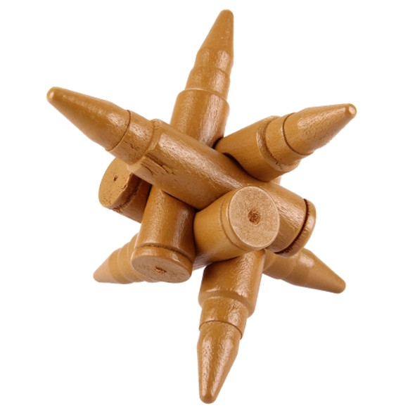 Wooden Adult Educational Toys Recreational Toys Bullet Lock