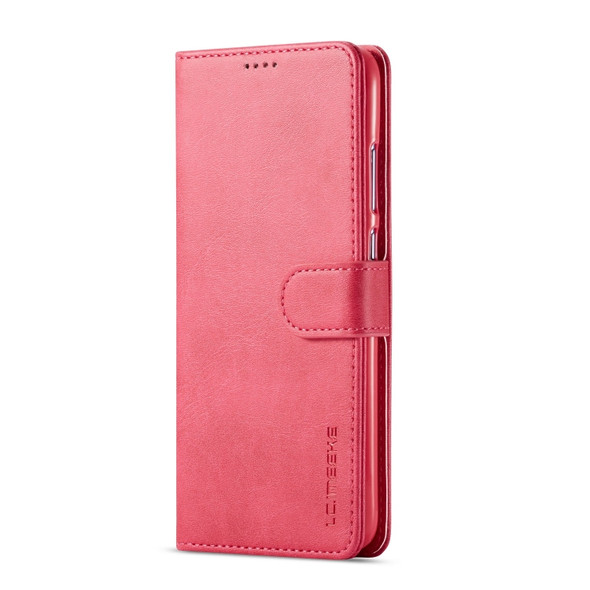 For Huawei P Smart (2019) / Honor 10 Lite LC.IMEEKE Calf Texture Horizontal Flip Leather Case, with Holder & Card Slots & Wallet(Rose Red)