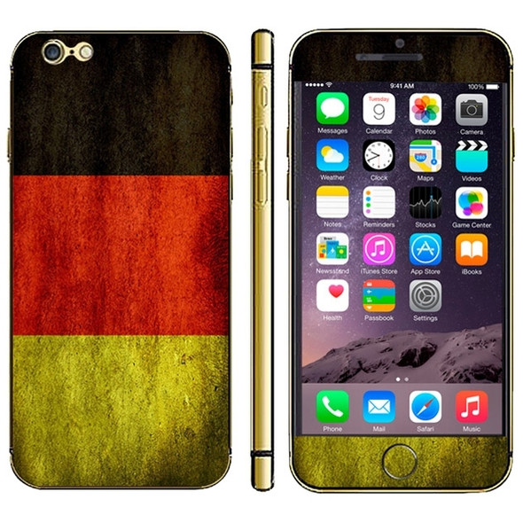 Germany Flag Pattern Mobile Phone Decal Stickers for iPhone 6 & 6S
