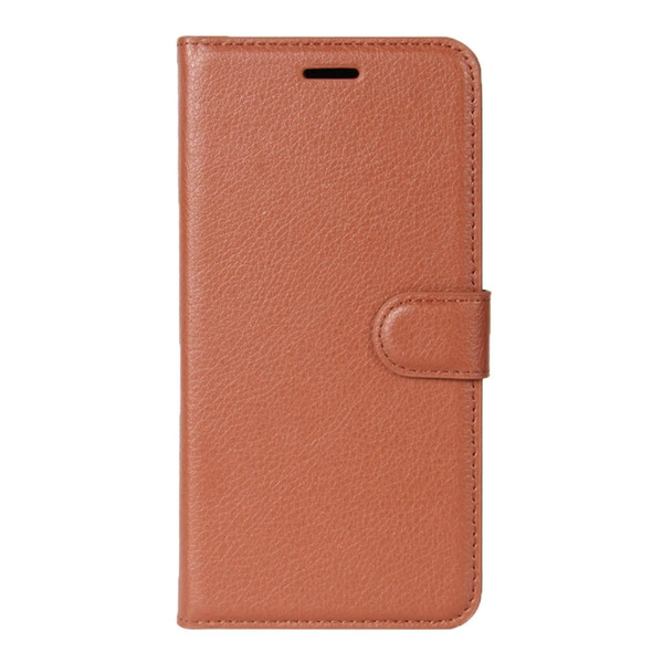 For Xiaomi Mi 5X / A1 Litchi Texture Horizontal Flip Leather Case with Holder & Card Slots & Wallet(Brown)