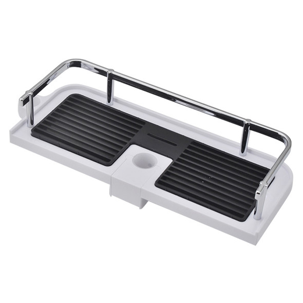 Practical Bathroom Storage Rack Holder Organizer Tray Holder Fit For Shower Rod: 18-25MM In Diameter