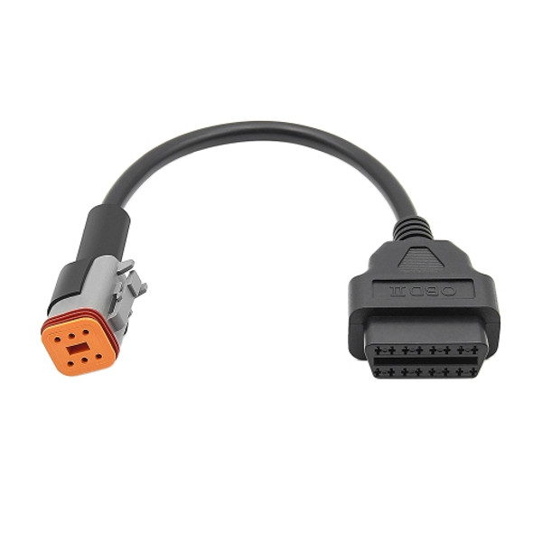 6Pin Motorcycles OBD2 Conversion Cable OBDII Diagnostic Adapter Cable for Harley Davidson