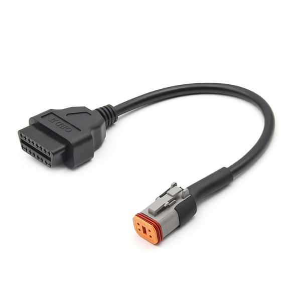 4Pin Motorcycles OBD2 Conversion Cable OBDII Diagnostic Adapter Cable for Harley Davidson