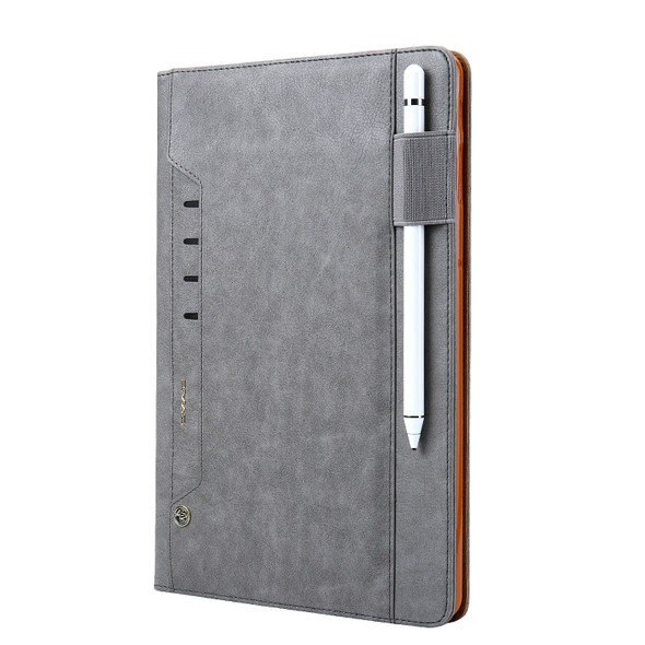 For Galaxy Tab S4 10.5/T830 CMai2 Tmall Kaka Litchi Texture Horizontal Flip Leather Case with Holder & Card Slot & Photo Frame & Pen Slot(Grey)