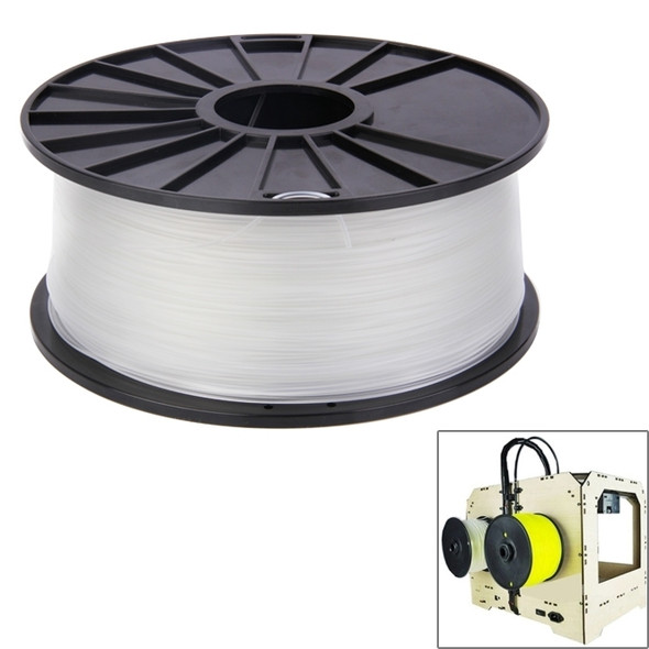 ABS 3.0 mm Color Series 3D Printer Filaments, about 135m(Transparent)