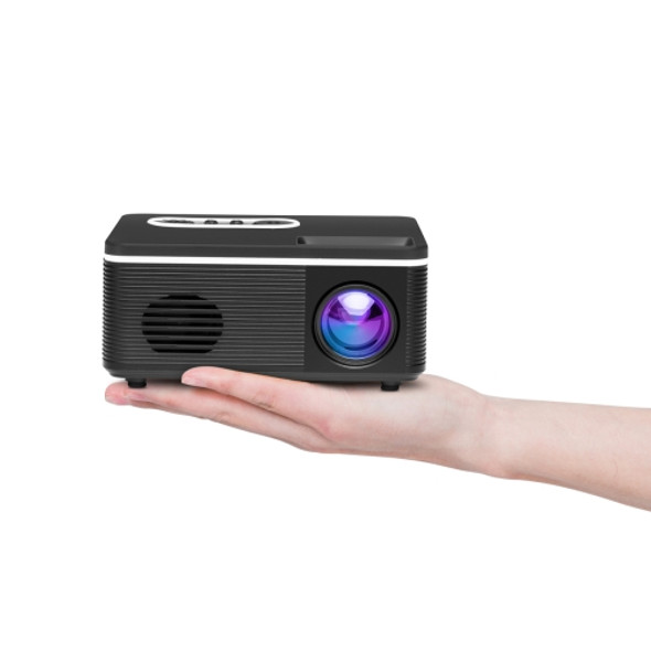 S361 80 lumens 320 x 240 Pixel Portable Mini Projector, Support 1080P, US Plug(Black)