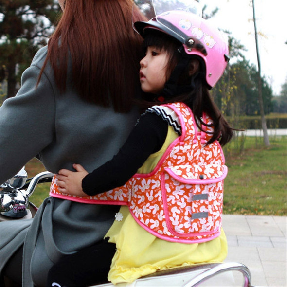 Motorcycle Bicycle Battery Bike Riding Child Baby Safety Strap(Rabbit)