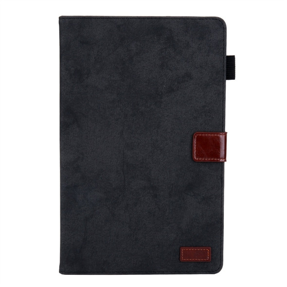 For Galaxy Tab A 10.5 / T590 Business Style Horizontal Flip Leather Case, with Holder & Card Slot & Photo Frame & Sleep / Wake-up Function(Black)