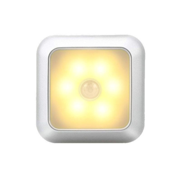 1143 Human Body Sensation Night Light Smart Home Sensing Lights, Light color: Silver Warm Light