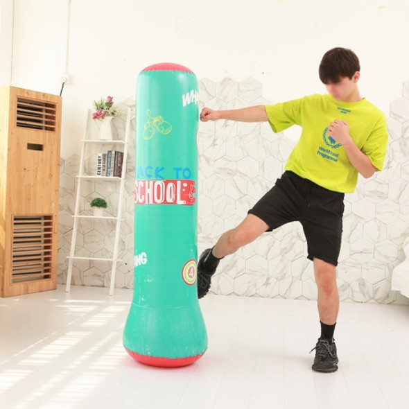 PVC Fitness Inflatable Boxing Column Vertical Venturi Thickened Boxing Column, Specification: 160cm(Blue)