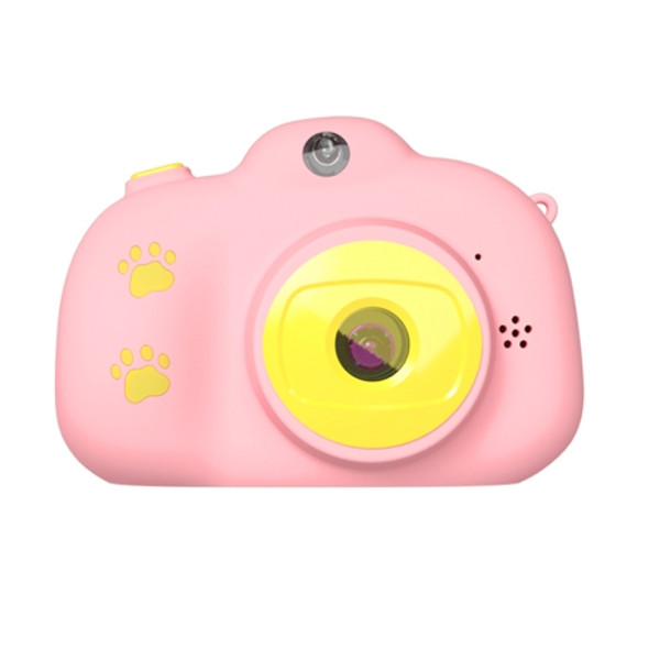 RK-K9 2.0 / 2.4 inch 2000W Pixel Dual-lens Child Camera, Support Game & Video & 64GB TF Card (Pink)