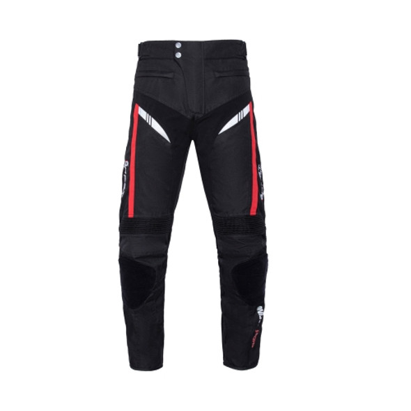 GHOST RACING GR-K06 Motorcycle Riding Trousers Racing Motorcycle Anti-Fall Windproof Keep Warm Pants, Size: XXXXL(Black)