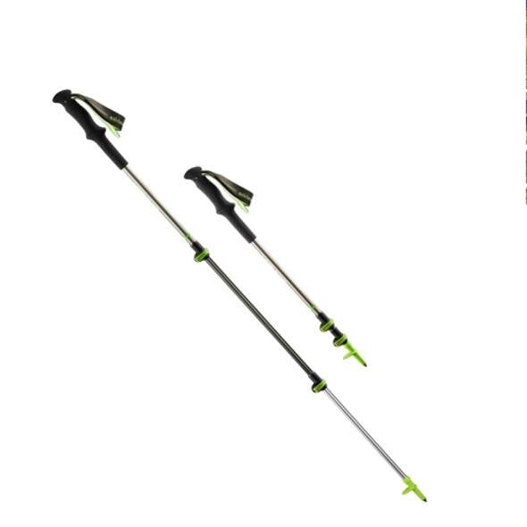 Naturehike External Lock Telescopic Ultra-light Carbon Trekking Cane Outdoor Climbing Equipment(Moonlight Silver)