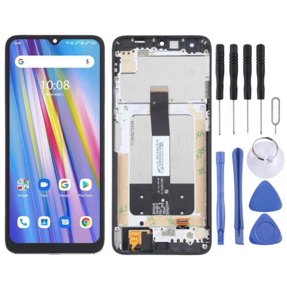 LCD Screen and Digitizer Full Assembly for Umidigi A11(Black)