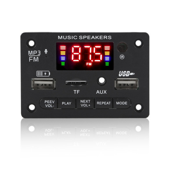 JX-809BT Car 12V Audio MP3 Player Decoder Board FM Radio USB, with Bluetooth / Remote Control / Recording