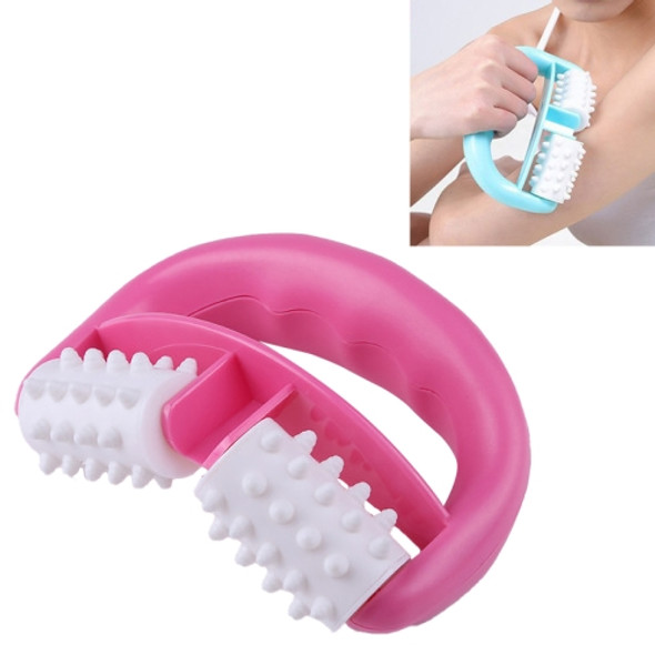 Body Mini Roller Meridian Massager(Rose Red Dot)